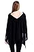 Modern Kiwi® Solid Knit Short Asymmetric Wrap Poncho Topper