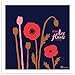 2020 Les Fleurs , Artistic Florals Wall Calendar by