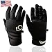 FINGER TEN Winter Gloves Men Women Touchscreen Waterproof, Running Cycling Liner Fleece Pair