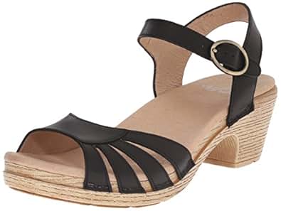 Amazon.com | Dansko Women's Marlow Heeled Sandal | Heeled Sandals