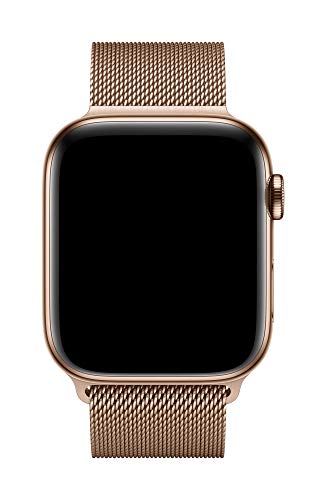 milanese loop 44mm gold