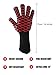 Barbecue Grilling Cooking Gloves w/ Fingers Doopo- 932°F Extreme Heat Resistant, Fire & Cut Resistant Level 4 Protection Oven Mitts - 14