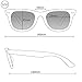 WearMe Pro - Premium Polarized Mirror Lens Classic Square Style Sunglasses