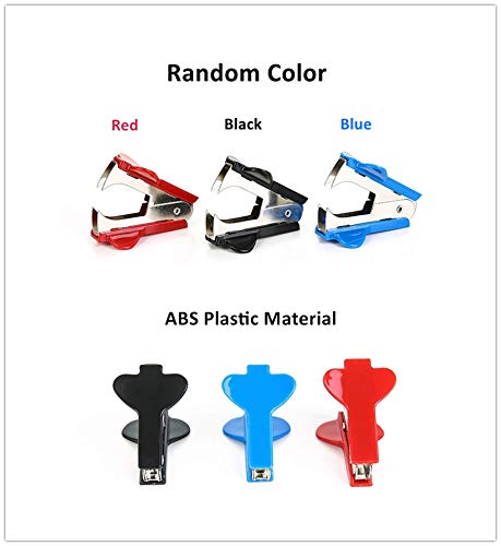 Staple Remover, Branger Staple Puller Removal Tool for School Office Home 3 Pack (Random Color)