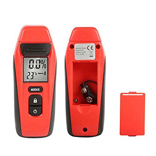 Minzhi G110 Wood Moisture Tester Moisture Sensor LCD Display Digital Humidity 0.1% Accuracy Moisture Meter