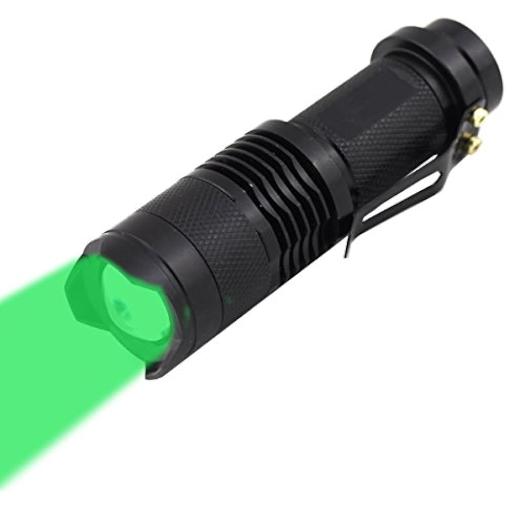 3 Mode Green Light Flashlight Scalable Led Hunting And Night Vision eBay