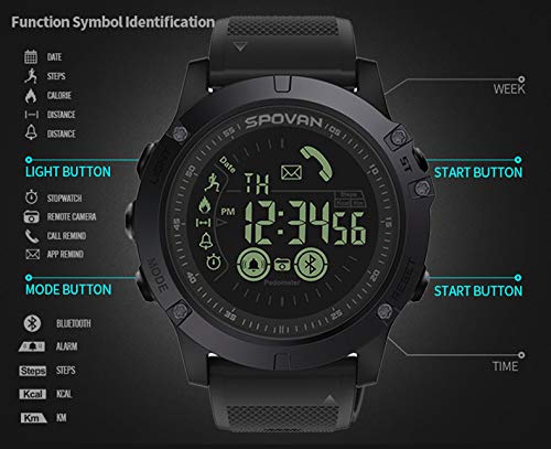 image for Cywulin Fitness Tracker IP67 Waterproof Smartwatch, Digital Multifunct