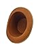 Tall Victorian Steampunk Costume Top Hat, Brown, One Size