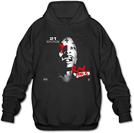 21 Savage Hip-hop Shayaa Joseph Mens Hooded Sweatshirt