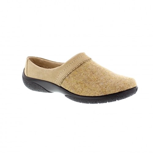 Hotter Devotion - Taupe (Beige) Womens Slippers 9 US