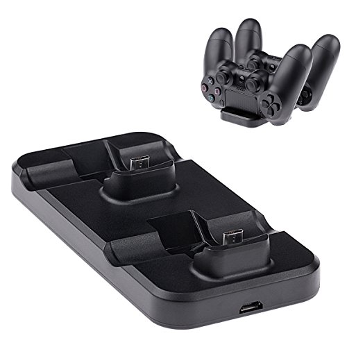 OIVO Dual USB Charging Dock Station Stand for Sony Playstation PS4 Dualshock 4 Controller (Black) OIVO Dual USB Charging Dock Station Stand for Sony Playstation PS4 Dualshock 4 Controller (Black)