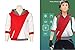 Pokemon Go Hoodie Men's Trainer Sweatshirt Cosplay Costume (Medium, Red)