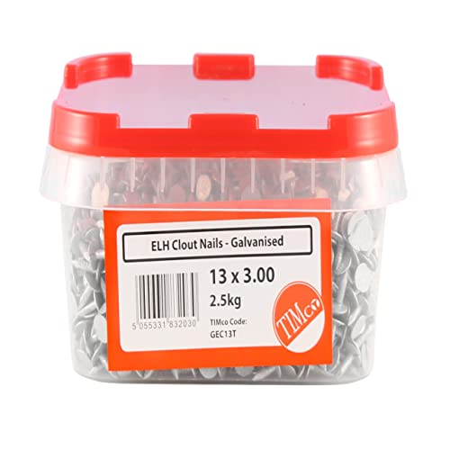 TIMco - Chiodo galvanizzato per elh, 2,5 kg, 20 x 3,00