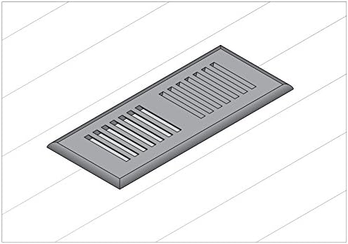 Moldings Online Tarkett Praline Collection: Trancends Pecan Swirl Surface Mount Vent, Length: 12"