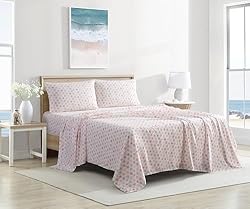 Beatrice Home Fashions Coastal Print Microfiber