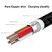 CBUS 6ft Heavy-Duty USB-C Fast Charging Cable for Samsung Galaxy A03s, A12, A13, A14 5G, A23 5G, A51/A52/A53 5G, S23/Plus/Ultra, S20 FE, S21 FE 5G, S22/Plus/Ultra, XCover Pro, Z Flip, Z Fold (Black)