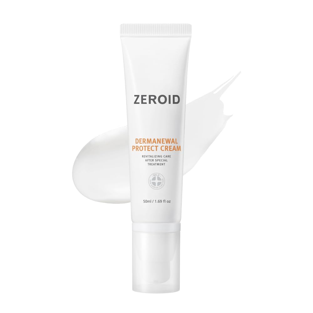 ZEROID Dermanewal Protect Cream | Korean Dermocosmetic Revitalizing Care After Special Treatment (50 ml)
