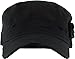 KBETHOS KBK-1465 BLK S Cadet Army Cap Basic Everyday Military Style Hat (Now with STASH Pocket Version Available)