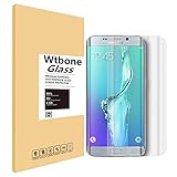 Samsung Galaxy S6 Edge Plus Screen Protector,Wtbone[3D Curved Edge] [No Bubble] [Ultra Clear] Premium PET Film Screen Protector for Samsung Galaxy S6 Edge Plus