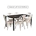 Novogratz Memphis Rectangular Dining Table, Black