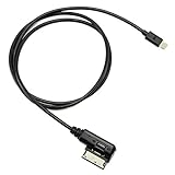 Goliton Audio Cable For Audi A3/A4/A5/A6/A8/S4/S6/S8/Q5/Q7/R8/TT box Music with Charger Connect Apple iPhone SE and iPhone 6 / 6S / 6S Plus and iPhone 7/7 Plus, compatible with all IOS system