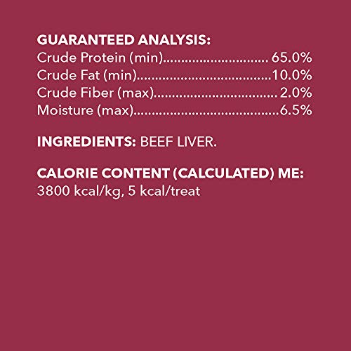 Amazon Brand Wag FreezeDried Raw Single Ingredient Dog Treats, Beef