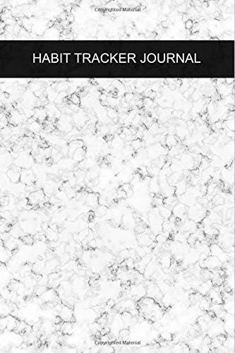 Habit Tracker Journal: Beautiful Marble 5 Years Undated Monthly Habit Tracker, Productivity Bullet Dot Grid Journal & Planner | Small Notebook 6"x9"