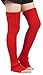 Leotruny Women's Winter Over Knee High Footless Socks Knit Leg Warmers