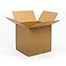 Pratt PRA0121 Recycled Corrugated Cardboard Single Wall Standard Cube Box with C Flute, 20