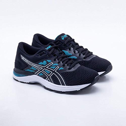 tênis couro asics top spin suede