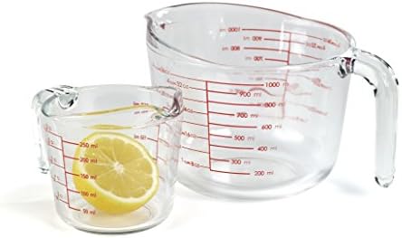 2 Piece Glass Measuring Cups