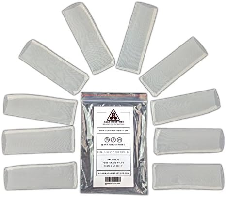 Agar Industiries - Rosin Filter Bag 1.5x4 in. 90 micron (10 pack) - Screens For Solventless Oil Extractions