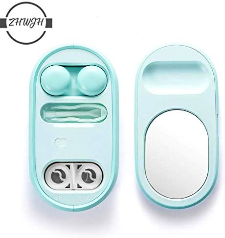 Contact Lens Cleaner Machine, Ultrasonic Contact Lens Cleaner with USB Charger Cleaner Kit Daily Care Fast Cleaning Gadget,Blue