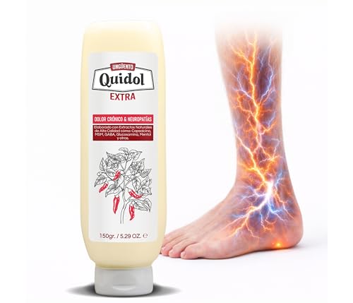 Ungüento para Dolor Intenso tipo Neuropático con Capsaicína Quidol Extra 150gr