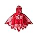 PJ Masks Girls Owlette Zip Up Fleece Hoodie with Mesh Mask and Detachable Cape, Pink, 3T