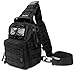 WANGHUI TravTac Stage II Small Sling Bag, Premium Everyday Carry Tactical Sling Pack 900D (Black)