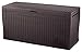 Keter Comfy 71 Gallon Resin Plastic Wood Look All Weather Outdoor Storage Deck Box, Brown