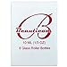Beauticom® Glass 10ml ~ 1/3 oz Roller Bottles with Metal Cap, Stainless Steel Roll Balls for Essential Oil, Aromatherapy, Perfume, Lip Gloss, Lip Balm, Roll on Bottles (6 Bottles, PINK)