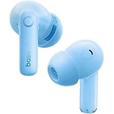 Baseus Bass BP1 Pro Noise Cancelling Wireless Earbuds, Real-Time Adaptive Noise Cancelling, Adaptive Active EQ, LDAC Hi-Res Sound, 6-Mic AI Clear Calls, 55H Playtime, IP55 Waterproof, Bluetooth 6.0