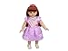 Highmall 16 Inches High Simulation Baby Doll's Clothes Pink and Purple Lace Dress