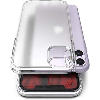 Ringke Fusion No-Smudge Matte Case Made for iPhone 11, Anti Fingerprint Frost PC Clear Case for iPhone 11 (2019) - Translucent