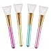 Terresa Face Mask Brush, 4Pcs Hairless Silicone Cosmetic Scrapers, Facial Applicator Brushes for Applying Mud Mask, Eye Mask, Serum or DIY Needs