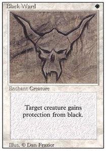 Magic: the Gathering - Black Ward - Revised Edition