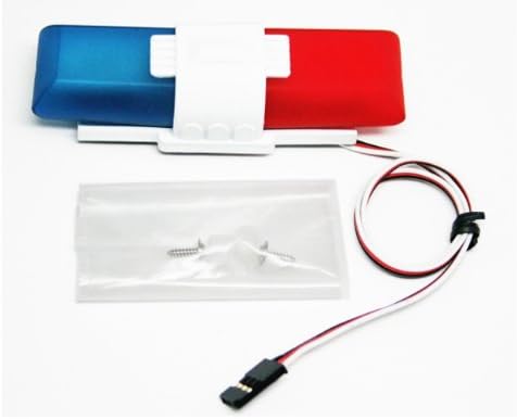 KASOTEK RC Police Car LED Lighting System Night Flash Bright LED Light For 1:10 1:8 Touring RC Car
