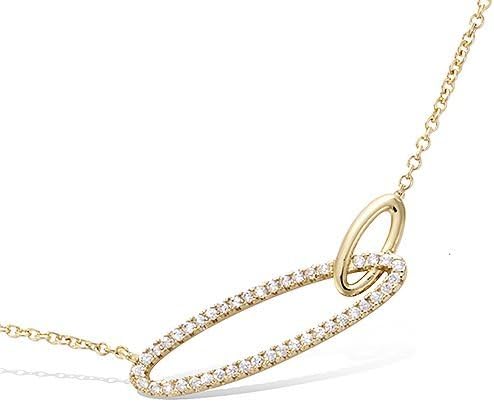 TAI PING FRANCE Extension plate necklace 2 Gold Rings oz