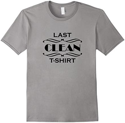 Mens Last clean T-Shirt Small Slate