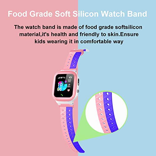 Kids smartwatch waterproof with LBS/GPS tracker smart watch phone 3-12 SOS camera for boys girls Christmas gifts game watches