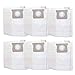 Think Crucial Replacement Bags, Fits Vacmaster 5-6 Gallon Wet & Dry Vacs, Compatible with Part # VDBS (6 pack)