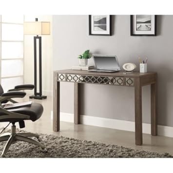 Amazon Com Mirrored Desk Traditional Writing Desk Perfect Place