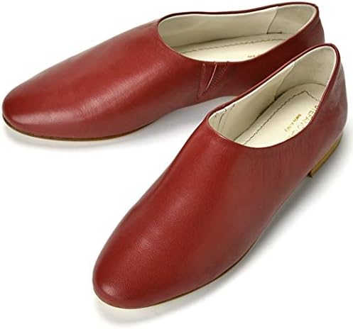 Amazon ステファノ ガンバ スリッポン 05 レザー レッド 赤 レディース 36 ローファー スリッポン